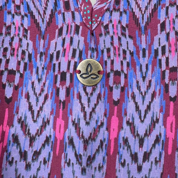 Prana Nari Midi Dress purple pink  Womens Size Large  Sundress Halter Lightweigh - Picture 8 of 13